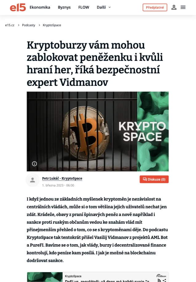 Kryptoburzy vám mohou zablokovat peněženku i kvůli hraní her, říká bezpečnostní expert Vidmanov